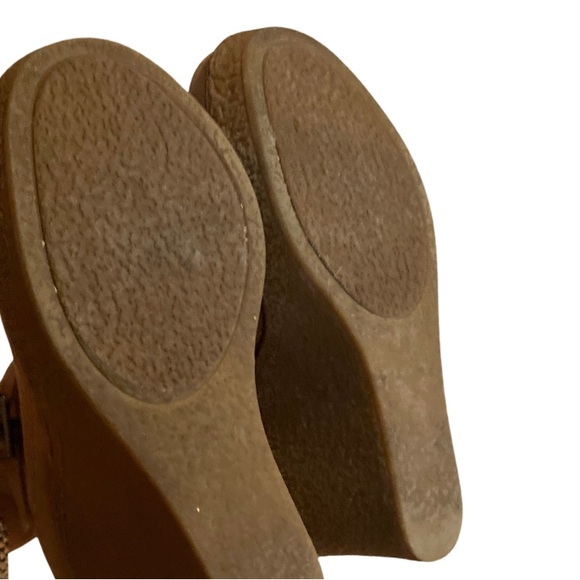 Rock & Rose By Zigi Tan T-Strap Wedges Size 7.5 - Picture 7 of 9